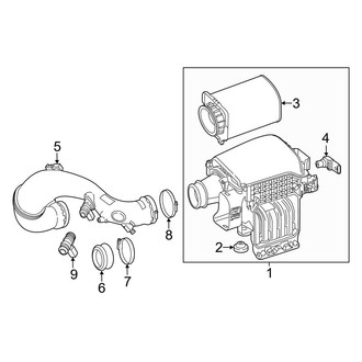 Mercedes-Benz OE - Engine - Air Intake (2.0L)