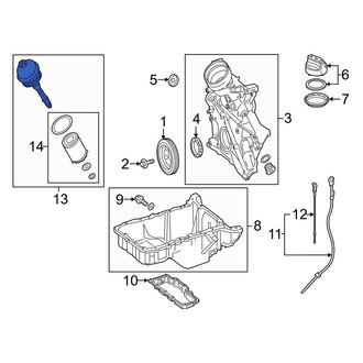 Mercedes-Benz OE - Engine Oil Filter Cover