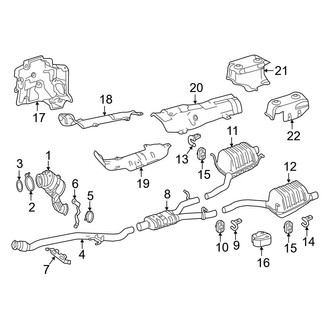 Mercedes-Benz OE - Exhaust System - Exhaust Components