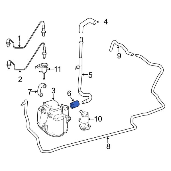 Evaporative Emissions System Line Adapter