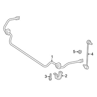 Mercedes-Benz OE - Front Suspension - Stabilizer Bar & Components
