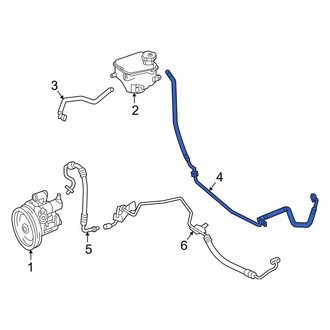 Mercedes-Benz OE - Power Steering Return Hose
