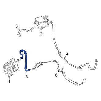Mercedes-Benz OE - Power Steering Pressure Hose