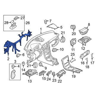 Mercedes-Benz OE - Instrument Panel Crossmember