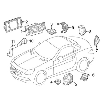 Mercedes-Benz OE - Instrument Panel - Sound System