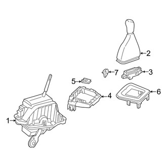 Mercedes-Benz OE - Console - Transmission Shift Lever