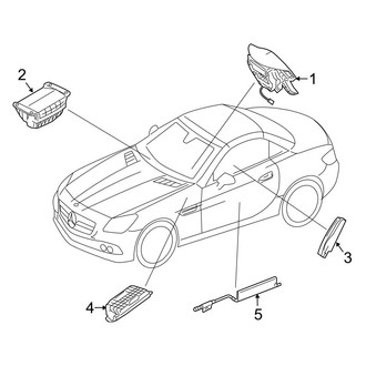Mercedes-Benz OE - Restraint Systems - Air Bag Components (Air Bags)