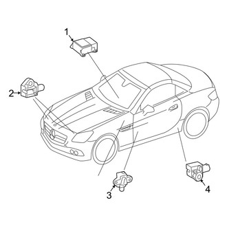 Mercedes-Benz OE - Restraint Systems - Air Bag Components (Modules and Sensors)