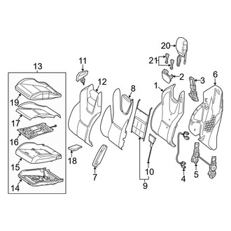 Mercedes-Benz OE - Seats & Tracks - Passenger Seat Components