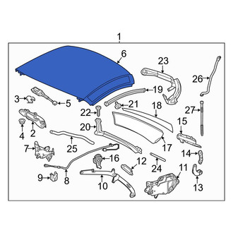 Mercedes-Benz OE - Front Convertible Top