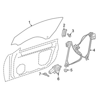Mercedes-Benz OE - Door - Glass & Hardware
