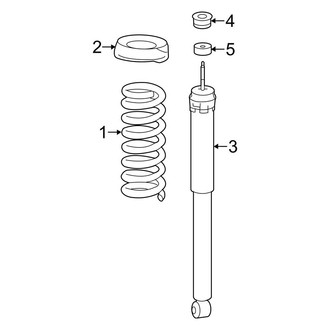 Mercedes-Benz OE - Rear Suspension - Shocks & Components