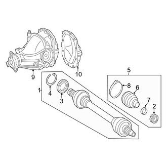Mercedes-Benz OE - Rear Suspension - Axle & Differential