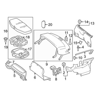 Mercedes-Benz OE - Rear Body & Floor - Interior Trim (Trunk)