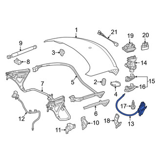 Mercedes-Benz OE - Rear Deck Lid Latch