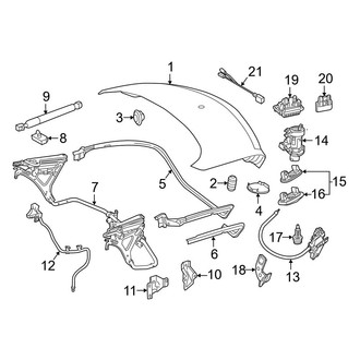 Mercedes-Benz OE - Trunk Lid - Lid & Components