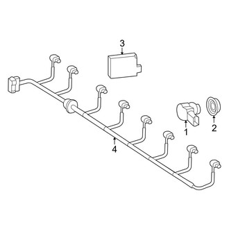 Mercedes-Benz OE - Rear Bumper - Electrical Components (With Sport Package/AMG Line Package)