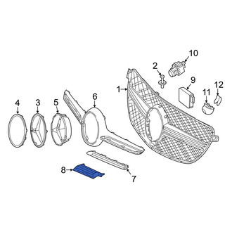 Mercedes-Benz OE - Front Grille Emblem