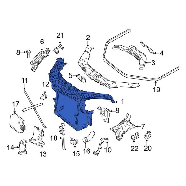 Radiator Support Panel