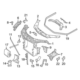 Mercedes-Benz OE - Radiator Support