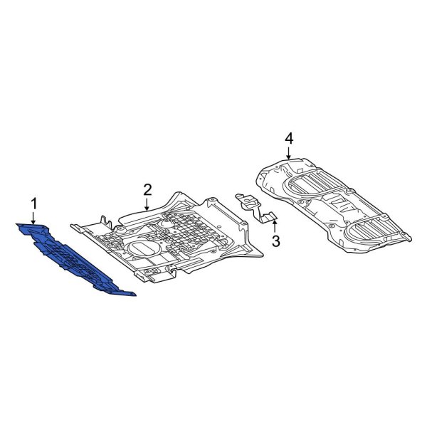 Radiator Support Splash Shield