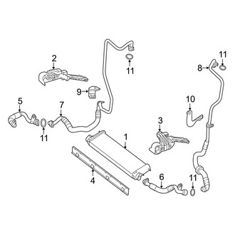 Mercedes-Benz OE - Cooling - Oil Cooler (Sport Utility Coupe C292 Body Code 5.5L)