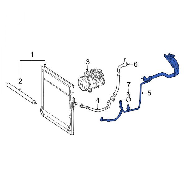 A/C Refrigerant Discharge Hose