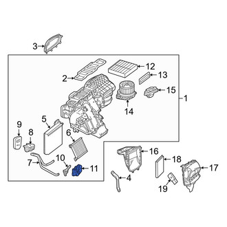 Mercedes-Benz OE - HVAC Blend Door Actuator