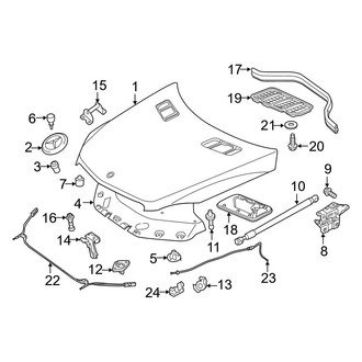 Mercedes-Benz OE - Hood & Components