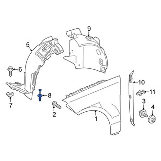 Mercedes-Benz OE - Fender Liner Rivet