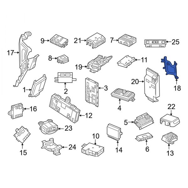 Body Control Module Bracket