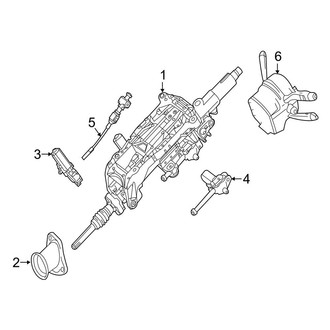 Mercedes-Benz OE - Steering Column Assembly (166.064 Body Code / 292.364 Body Code 3.0L)
