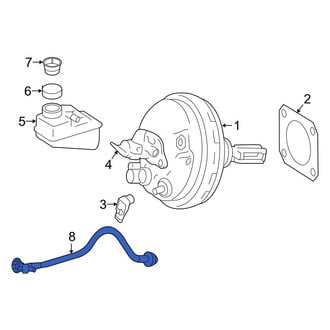 Mercedes-Benz OE - Brake Vacuum Hose