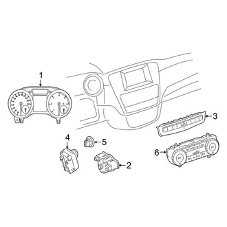 Mercedes-Benz OE - Instrument Panel - Cluster & Switches