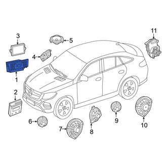 Mercedes-Benz OE - Radio Control Unit