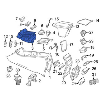 Mercedes-Benz OE - Console Cup Holder