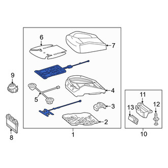 Mercedes-Benz OE - Front Right Seat Cushion Foam