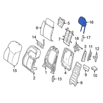 Mercedes-Benz OE - Front Right Headrest