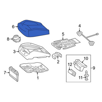 Mercedes-Benz OE - Front Right Seat Cover