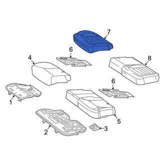 Mercedes-Benz OE - Rear Right Seat Cover