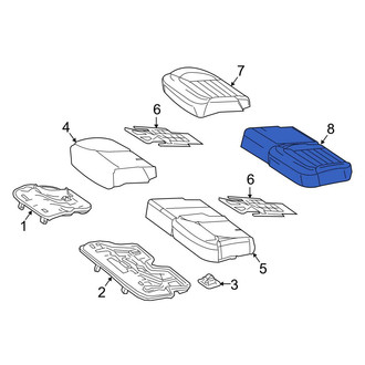 Mercedes-Benz OE - Rear Left Seat Cover