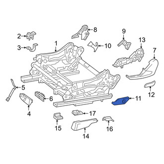 Mercedes-Benz OE - Front Right Power Seat Switch Bezel