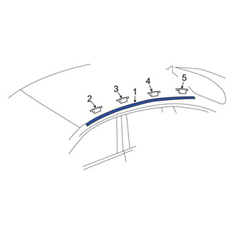Mercedes-Benz OE - Left Roof Molding