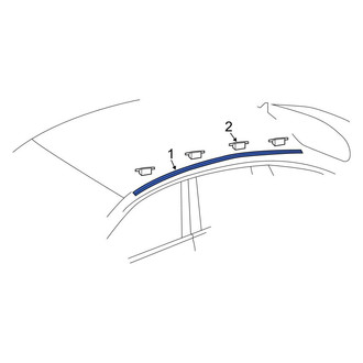 Mercedes-Benz OE - Right Roof Molding