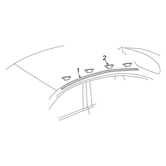 Mercedes-Benz OE - Roof - Exterior Trim (With Panoramic Roof)