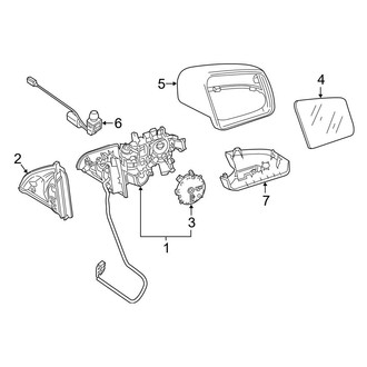 Mercedes-Benz OE - Front Door - Outside Mirrors
