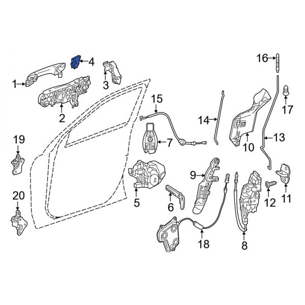 Exterior Door Handle Cover