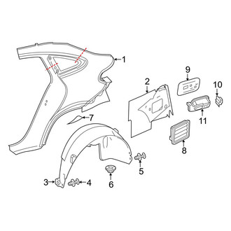 Mercedes-Benz OE - Quarter Panel & Components