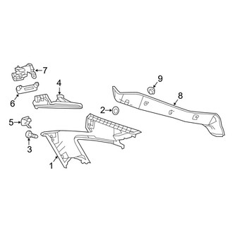 Mercedes-Benz OE - Quarter Panel - Interior Trim