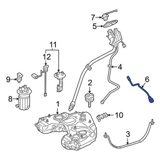 Mercedes-Benz OE - Fuel Tank Vent Hose